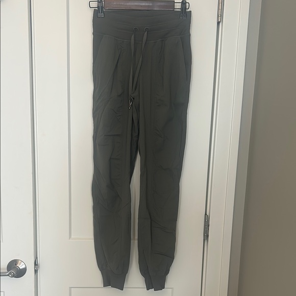 Women’s Olive Jogger Pants - Picture 1 of 4